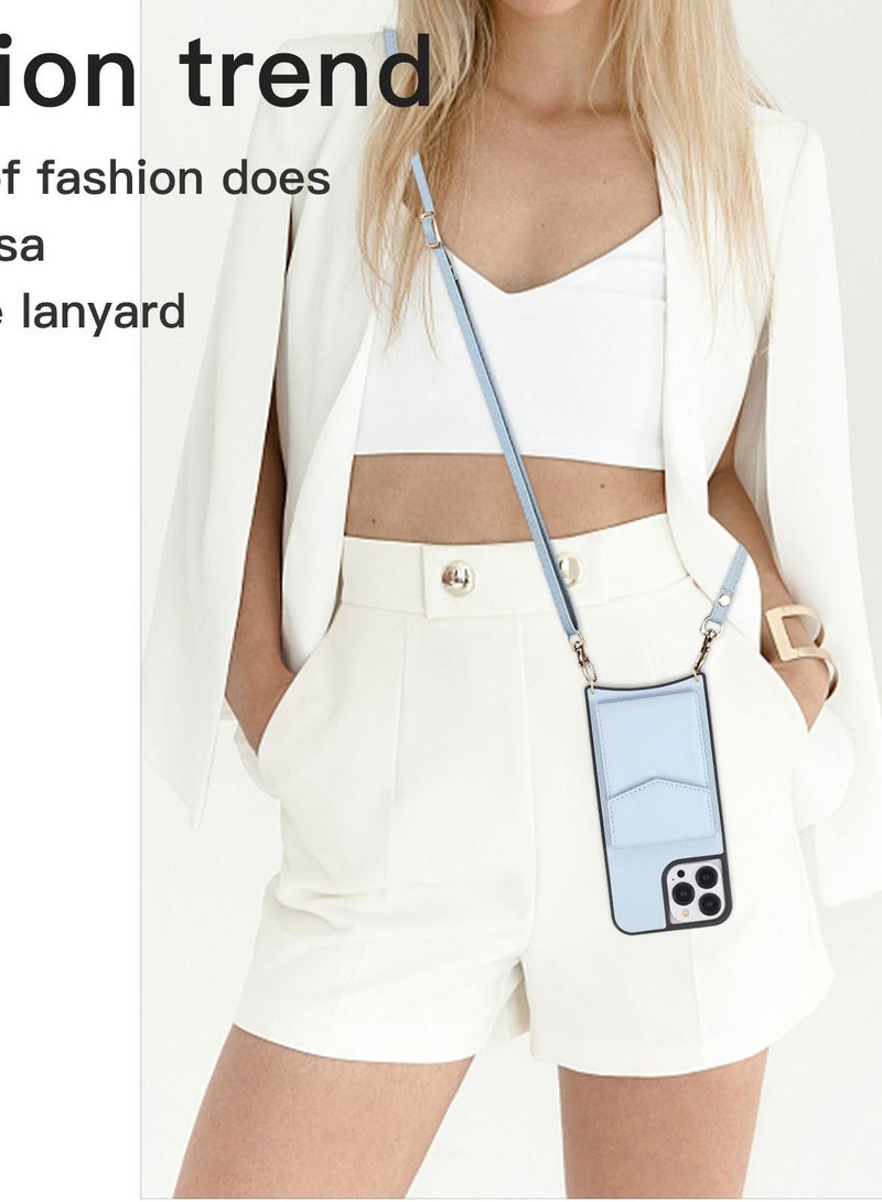 Suteni Back Cover Card Slots with Mirror Leather Phone Case for iPhone - Image 3