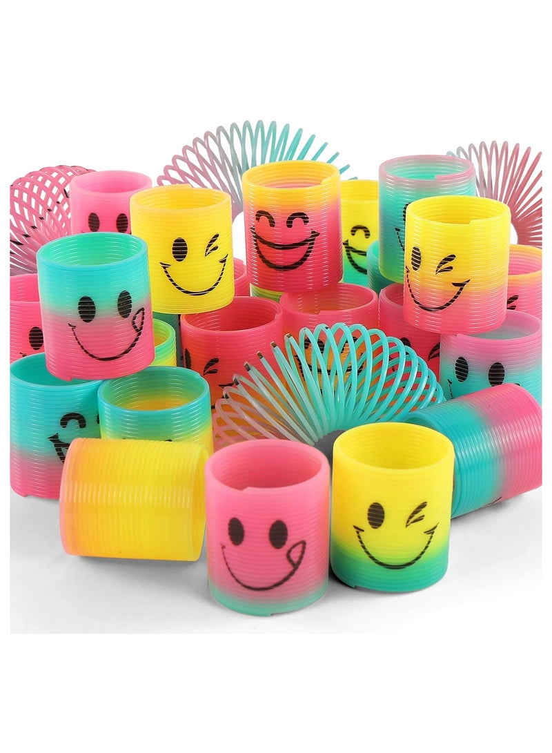 NYVIO 30 Pack Spring Rainbow Magic Coil Toys - Fidget Stress Mini Springs - Bulk Party Favors, Goodie Bag Stuffers, Carnival Prizes, Return Gifts for Kids Boys & Girls  - Image 2