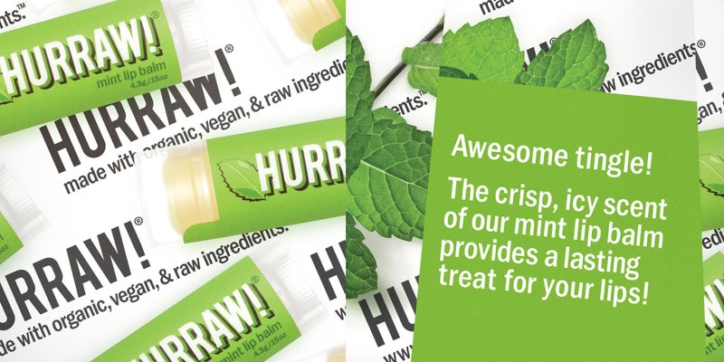 Hurraw! Mint Lip Balm, 2 Pack: Organic, Certified Vegan, Cruelty and Gluten Free. Non-GMO, 100% Natural Ingredients. Bee, Shea, Soy and Palm Free. Made in USA - Image 4