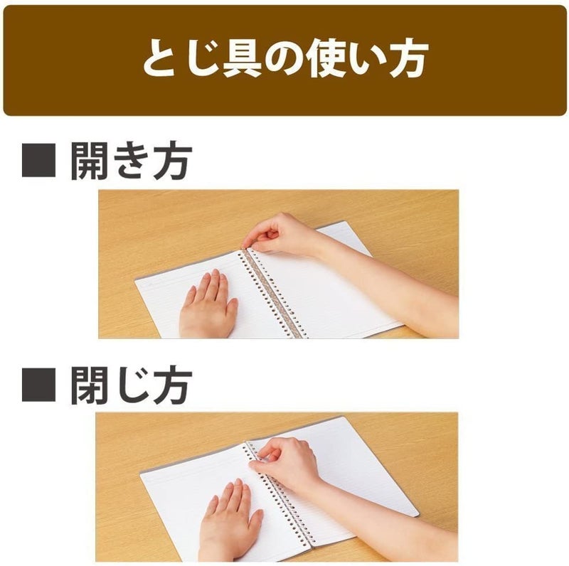 Kokuyo Campus Smart Ring Binders 3 Pack, A5 Light Colors Binder Notebooks, Up to 25 Sheets 20 Holes Slim Binder Folder with 10 Campus Sarasara Loose-leaf Paper Each for Study and Journal, Japan Import - Image 5