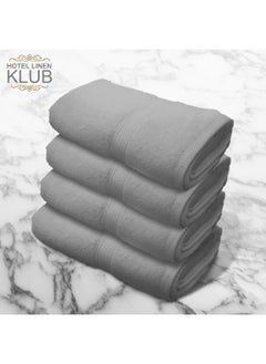 هوتيل لينين كلوب مجموعة مناشف حمام فاخرة من فئة Prestige من Hotel Linen Klub - عبوة من 4  - Image 2