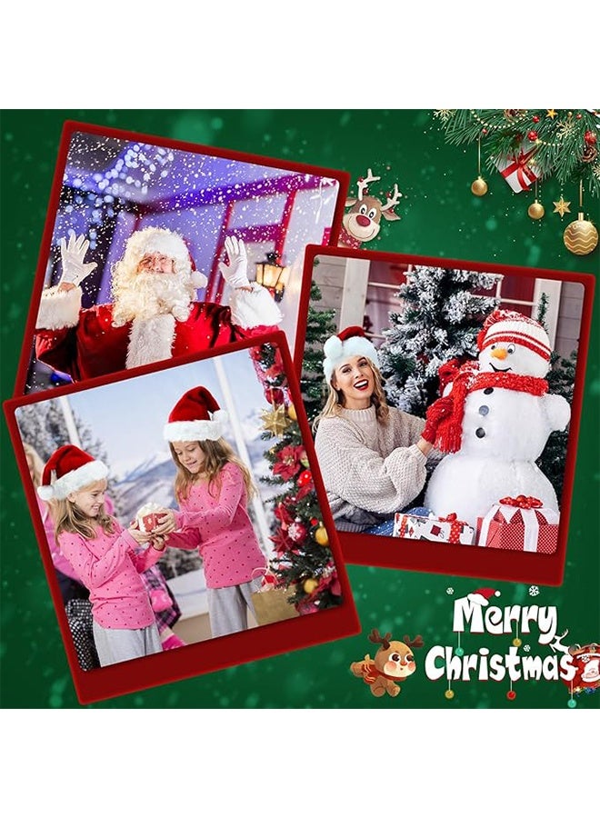 Santa Hats and Beard for Adults Christmas Costume Decorations Xmas Hats Santa Beard Mask Face Cover for Men Women - Image 4