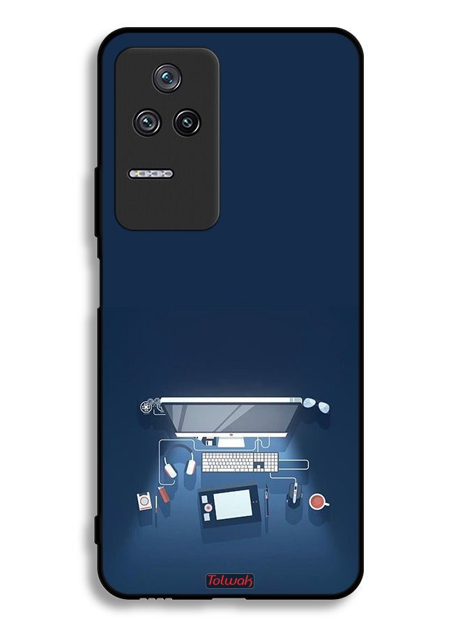 Tolwak Xiaomi Poco F4 Protective Case Cover Computer Desk Art - Image 2
