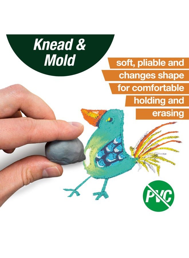 FABER-CASTELL KNEADABLE ART ERASER GREY 2 PC - Image 2