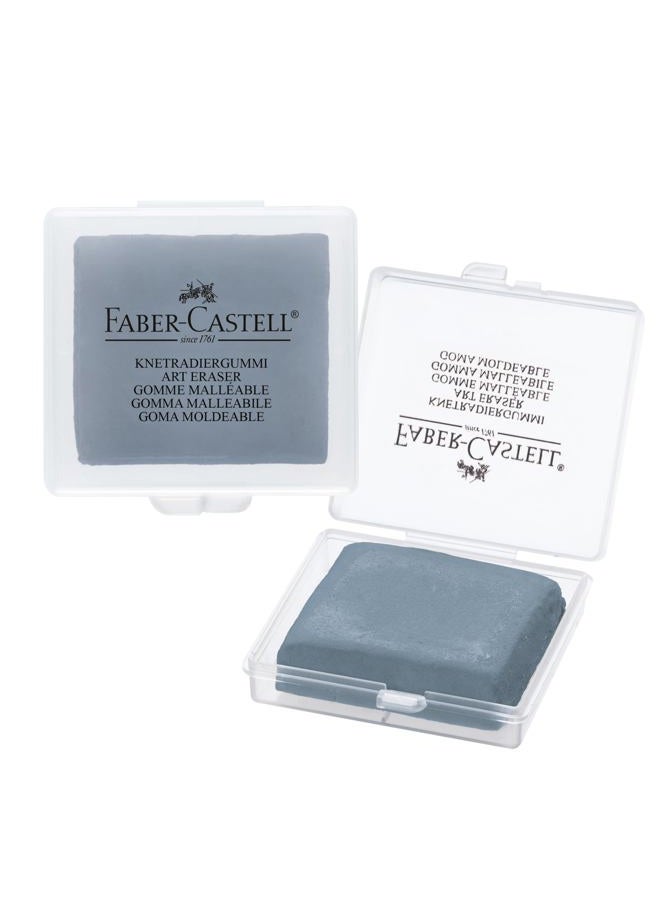 FABER-CASTELL KNEADABLE ART ERASER GREY 2 PC - Image 1