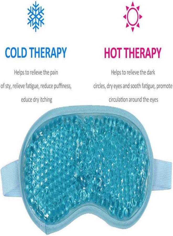 KRUPAVI Eye Mask with Cooling Gel for Dark Circles Ice Eye Cooling Gel With Beads For Pain Relief Redness Dry Eyes Cooling Eyes Gel Mask For Women | This Cooling Eye Gel Mask For Premium Refreshment For Skin - Image 3