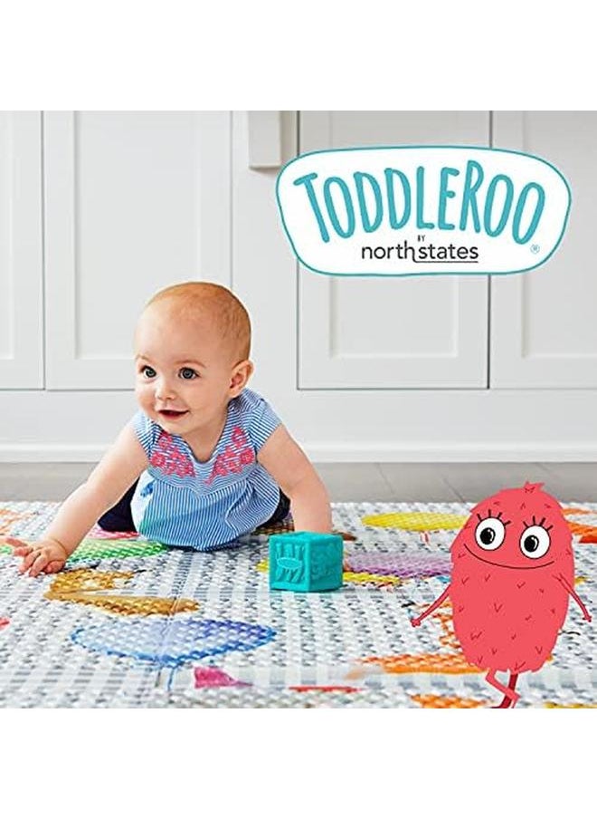 Toddleroo by North States Superyard Wall Mount Kit Compatible With Superyard Classic Colorplay Or Indoor Outdoor 6 Panel Play YardHardware Kit To Create Extra Wide BarrierGray  - Image 3