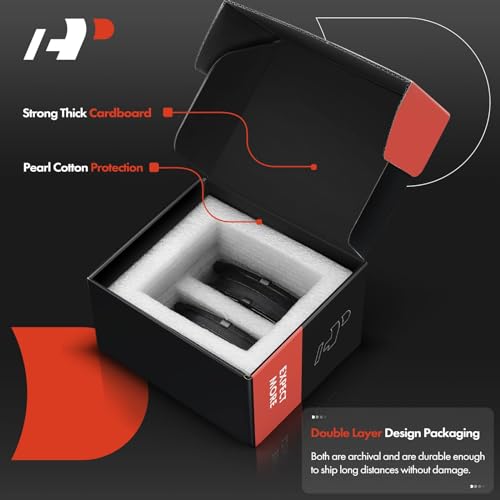 A-Premium Front Ceramic Disc Brake Pads Set Compatible with Select Toyota, Lexus, Scion and Pontiac Models - Corolla, Matrix, Prius V, RAV4, HS250h, xD, xB, Vibe, with Hardware, 4 Pcs - Image 4