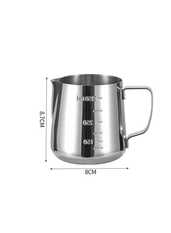 إبريق قهوة برغوة الحليب 350 مل 304 ستانلس ستيل - Image 2