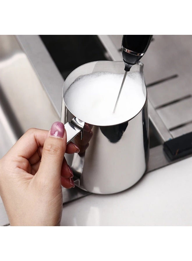 إبريق قهوة برغوة الحليب 350 مل 304 ستانلس ستيل - Image 5