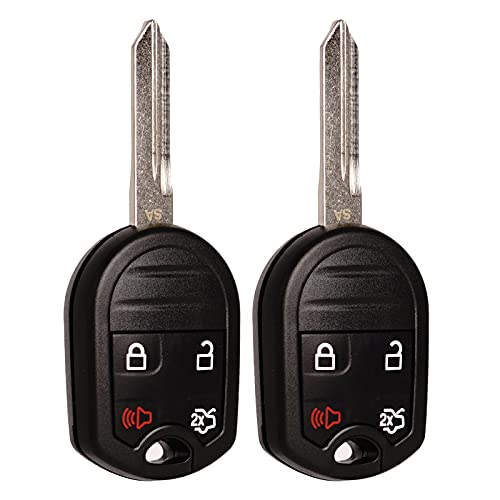 MechanMagic Key Fob Replacement Fits for CWTWB1U793 Ford Explorer 2001-2015 Mustang 2005-2014 Expedition 2003-2017 Edge Focus Lincoln Mercury Sable 2000-2009 Mazda Keyless Entry Remote 2 Sets - Image 1