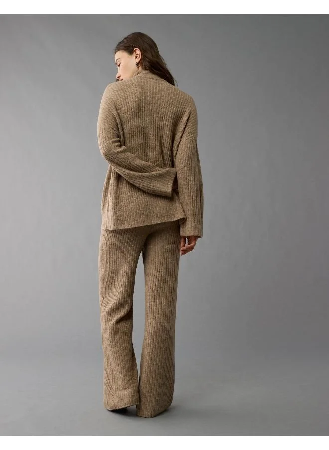 American Eagle AE Oversized Quarter-Zip Sweater