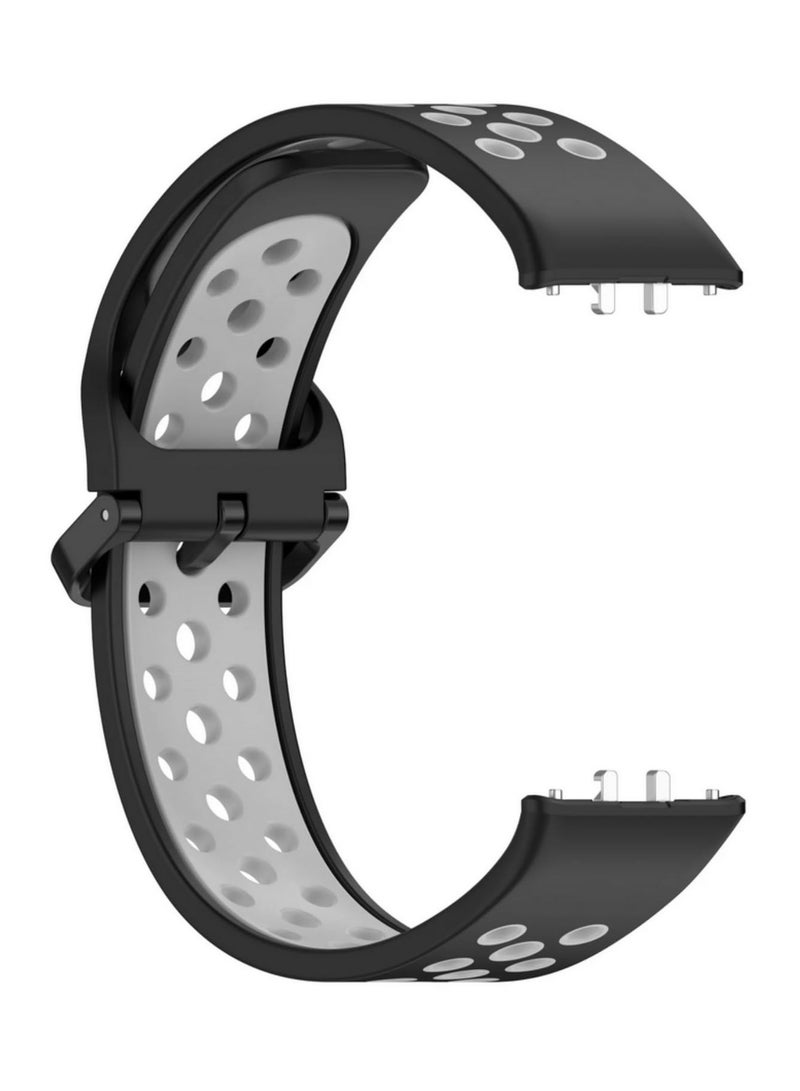 Silicone Strap For Samsung Galaxy Fit 3 Watch Bracelet Replacement Sport Watchband For Samsung Galaxy Fit3 R390 Durable Soft Adjustable Fitness Tracker Band Secure Fit Wristband - Image 2