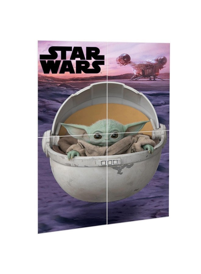 Amscan The Mandalorian Scene Setter Wall Decorations - (59" x 65") 1 Set - Multicolor Plastic Party Decoration For Kids Parties & Events - Image 1