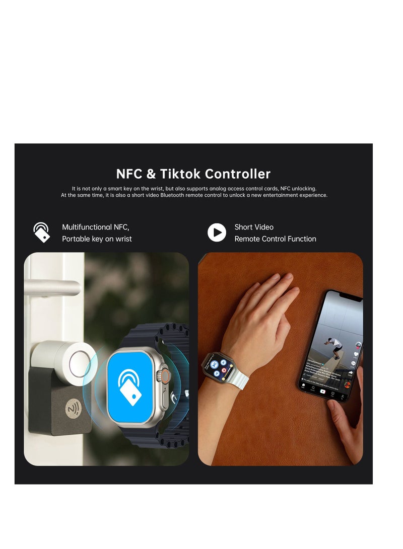 AROAQ W800 Ultra Smart Watch Series White - Image 2