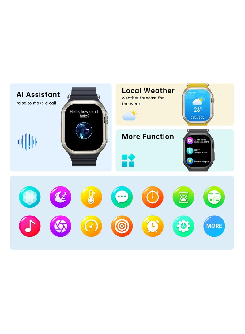 AROAQ W800 Ultra Smart Watch Series White - Image 5