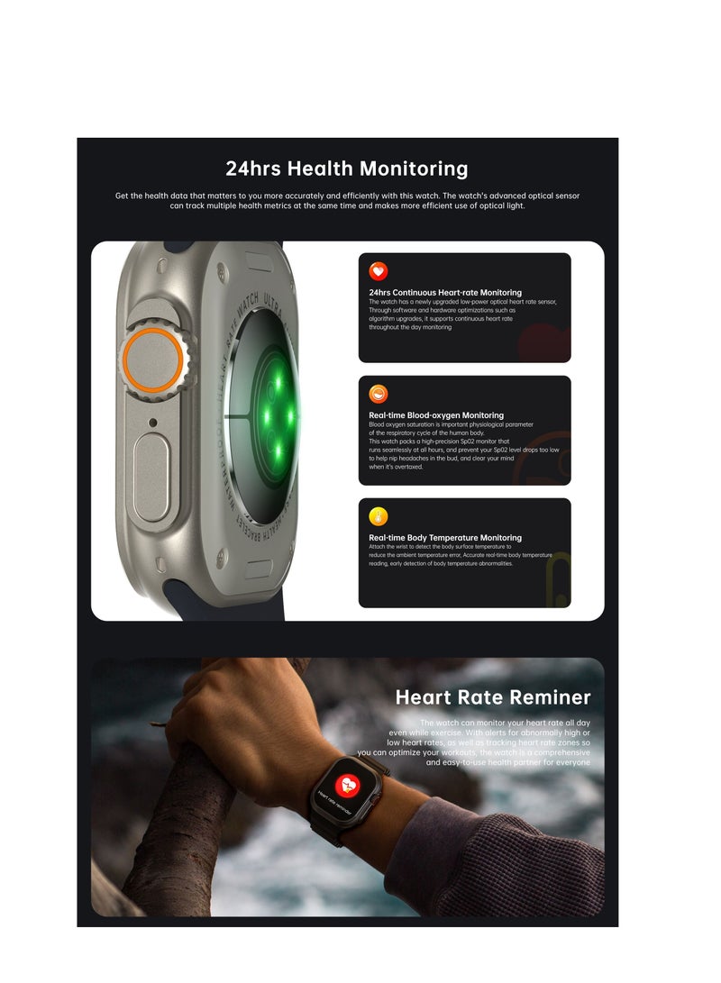 AROAQ W800 Ultra Smart Watch Series White - Image 4