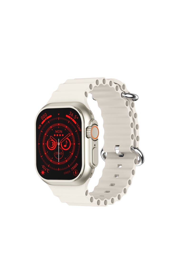AROAQ W800 Ultra Smart Watch Series White - Image 1