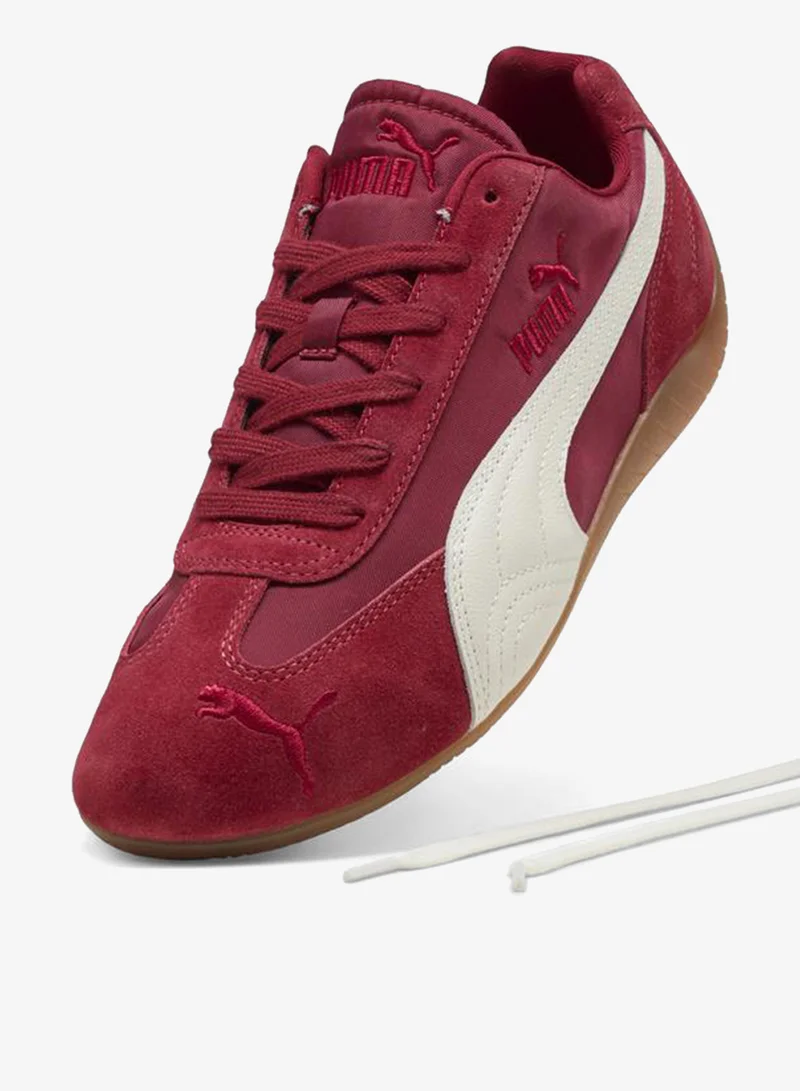 Puma Dark Crimson-PUMA White Speedcat Sneakers Unisex for Men | Best Price UAE