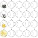 Blulu Blulu 24 Pcs Air Plant Holder Clear Hanging Candle Holder Acrylic Led Tea Light Holder Tealight Candle Holder Round - Image 2