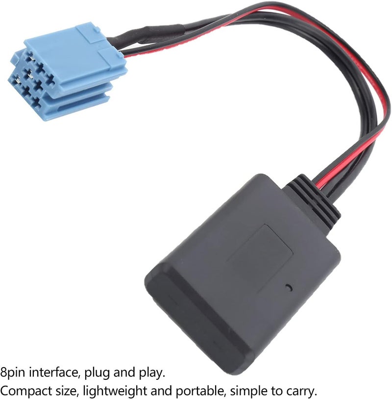 klarako 12V 8Pin Bluetooth AUX IN Cable Audio Adapter ABS High Resolution Replacement for Bravo CD Player Lotus/L3 - Image 3