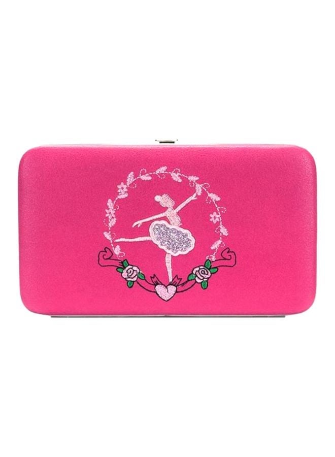 نيبمينينت Faux Leather Purse Pink/White/Green - Image 1
