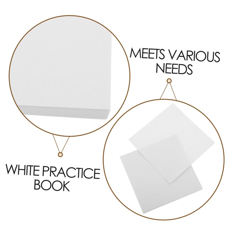 50 Pcs Nail Art Exercise Book Nail Paper Mixing Palette Practice Paper Manicure Supplies - Image 4