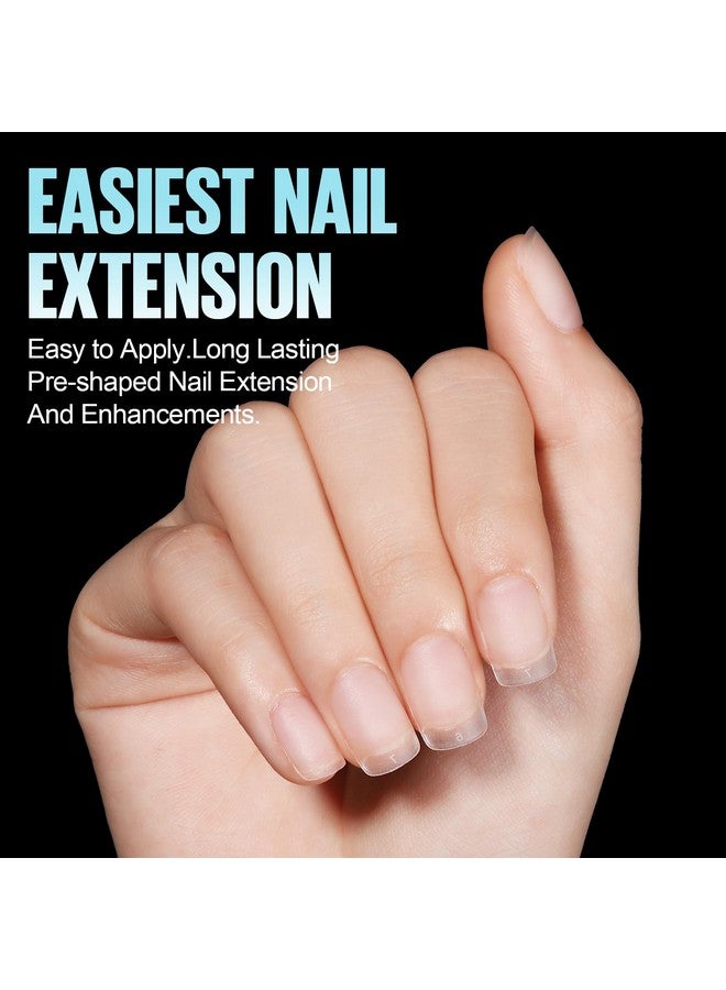 TOMICCA Extra Short Nail Tips Square, Soft Full Matte Square Nails, 360Pcs Acrylic Full Cover Press on Nails, Extra Short Square for Nail Extension Manicure 15 Sizes - Image 2