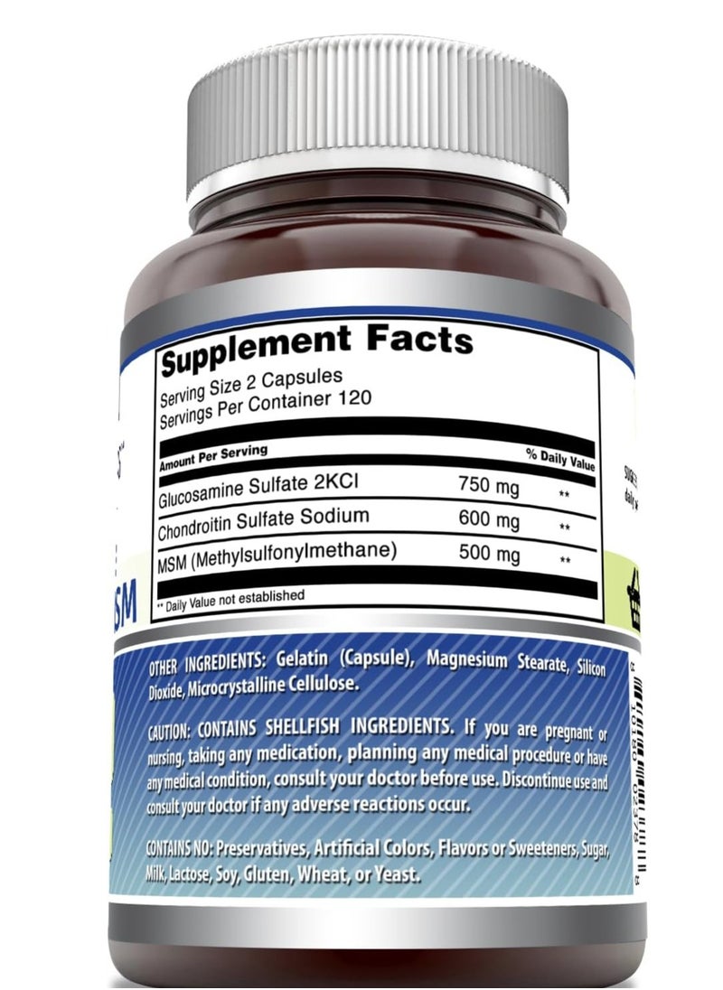 Glucosamine + Chondroitin Plus MSM Supports Healthy Joint, Cartilage and Connective Tissue 240 Caps - pzsku/Z70A8BD9DB32998E8BF54Z/45/_/1740838790/61674e25-9efa-4604-86f7-6fe23aef3b5a