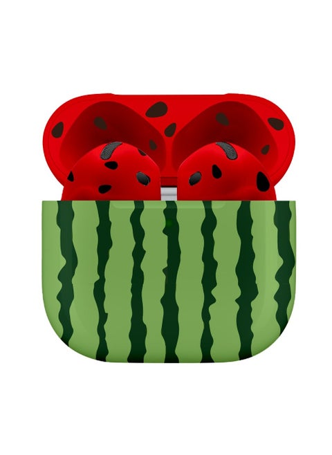MERLIN CRAFT CUSTOMIZED APPLE AIRPODS 4 WATERMELON