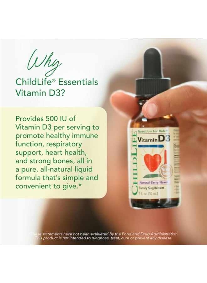 CHILDLIFE Vitamin D3 Natural Berry Flavor Diatery Supplement - Image 2