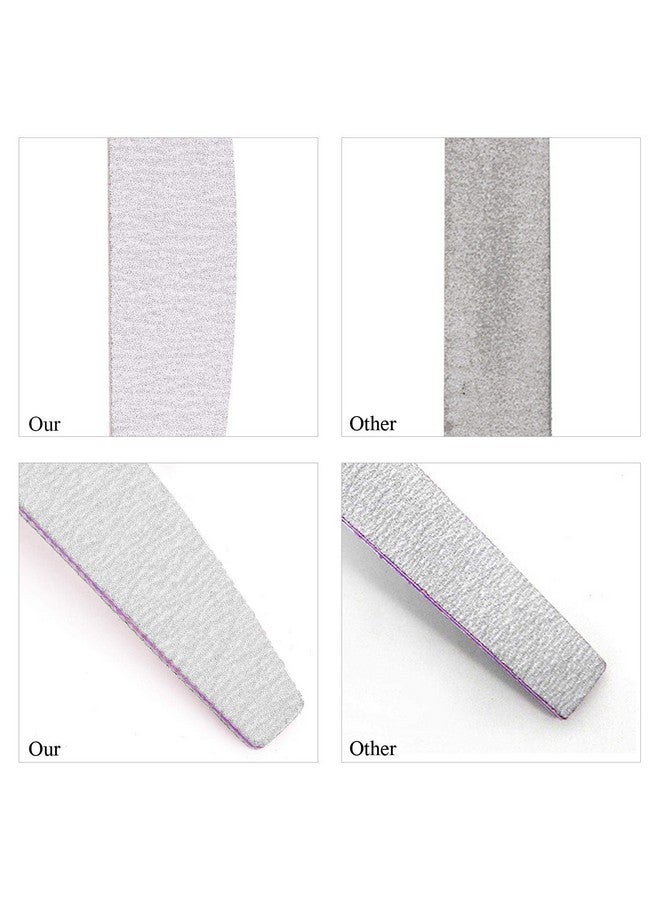 LoveBB 25 Pcs Nail Files 100150 Grit Double Sided Washable Emery Board For Acrylic Nails Gel Natural Nails - Image 5