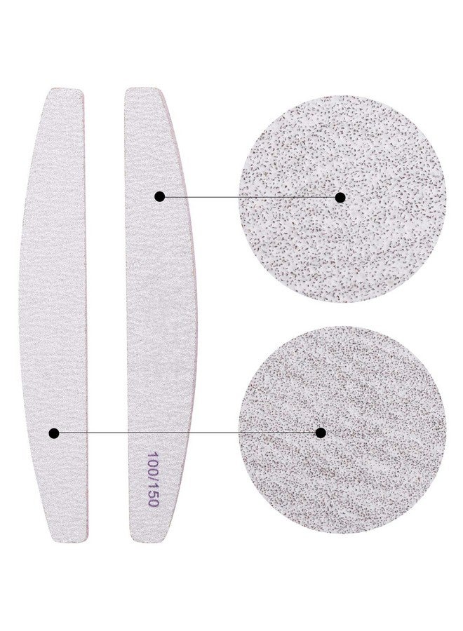 LoveBB 25 Pcs Nail Files 100150 Grit Double Sided Washable Emery Board For Acrylic Nails Gel Natural Nails - Image 2