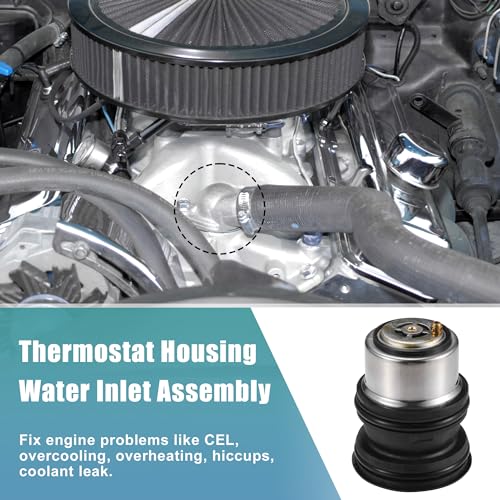 uxcell No.94810603401 Car Engine Coolant Thermostat Housing Assembly for Porsche Cayenne 2011-2018 - Image 3