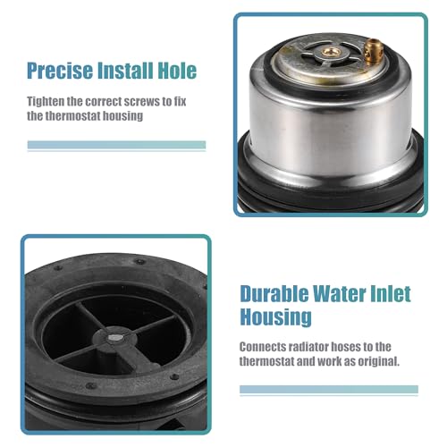 uxcell No.94810603401 Car Engine Coolant Thermostat Housing Assembly for Porsche Cayenne 2011-2018 - Image 5