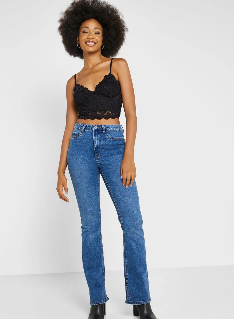 NEW LOOK Lace Detail Top