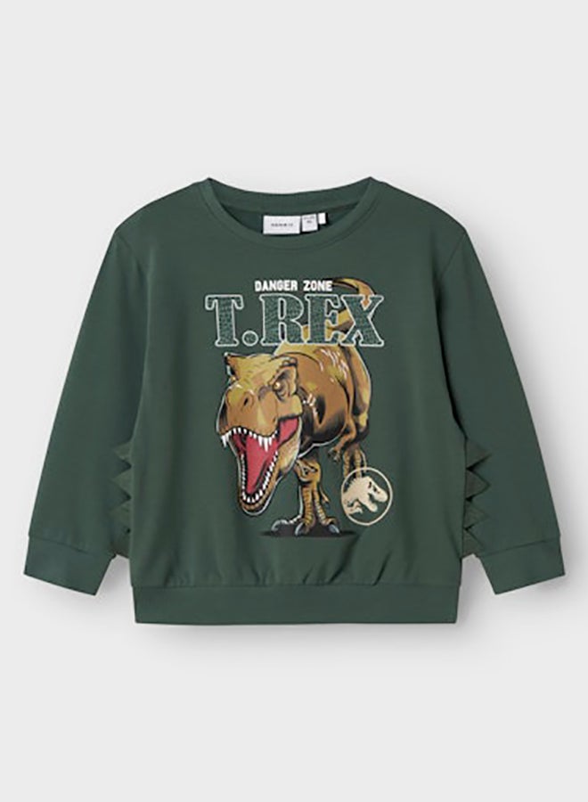 NAME IT Nmmjaba Jurassic Nreg Sweat Unb Sky - Image 4