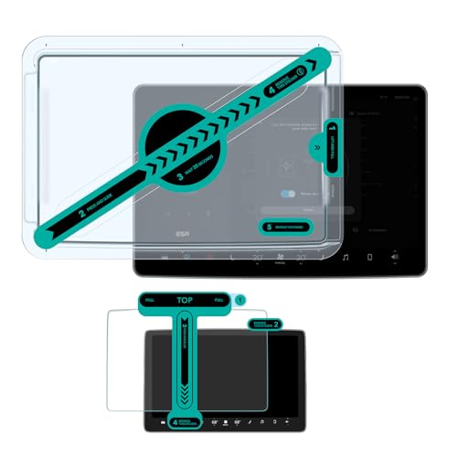 ESR Tempered Glass Screen Protector for Tesla Model 3 20252024 Highland 154 Center Console and 8 Rear Touchscreen Protection Set 9H Glass Matte Film Accessories with Alignment Kit Anti Glare - Image 1