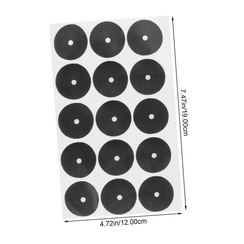 3Pcs Black Dot Pool Table Stickers Billiard Spot Markers For Snooker Game Room Accessories - Image 3
