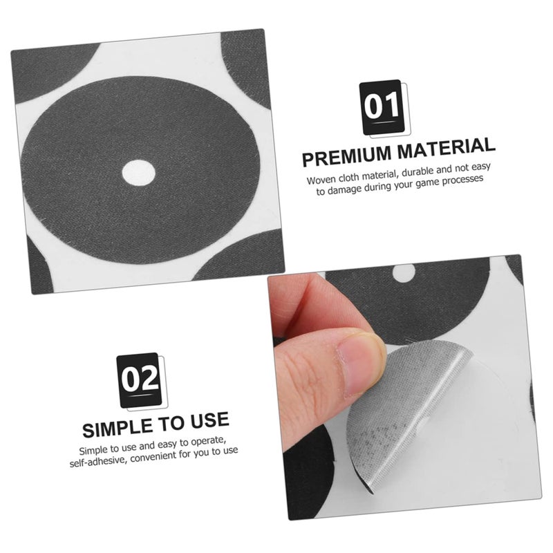 3Pcs Black Dot Pool Table Stickers Billiard Spot Markers For Snooker Game Room Accessories - Image 4