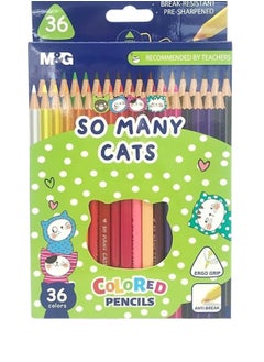 M&G M&G Chenguang-So many cats triangular colored pencil Set Of 36 colors 