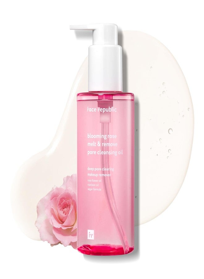 Face Republic Blooming Rose Melt & Remove Pore Cleansing Oil 150ml 5.07 fl oz | Oil Cleanser for Face | Pore and sebum care, Blackhead remover | Waterproof Makeup remover | Vegan Korean Skin Care - Image 1