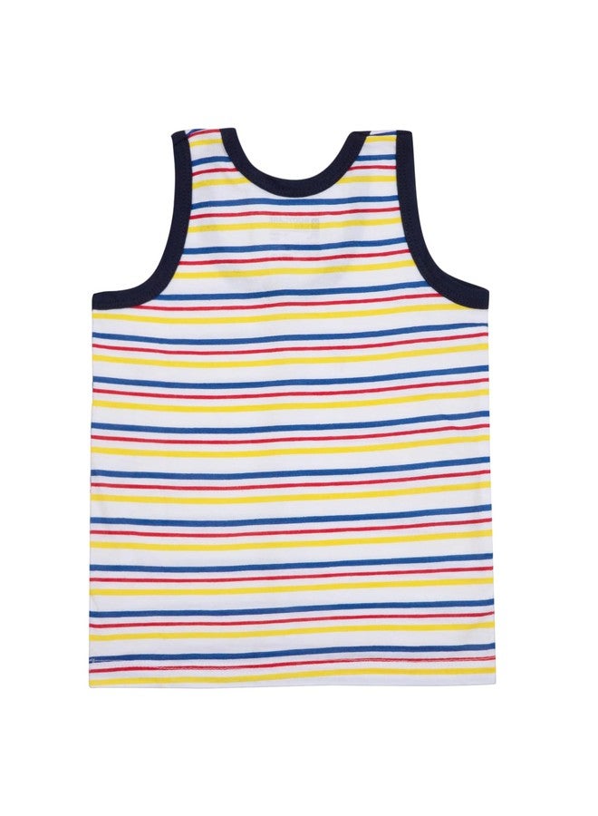 BODYCARE Baby Round Neck Sleeveless Vest Pack of 3 - Assorted… - Image 2