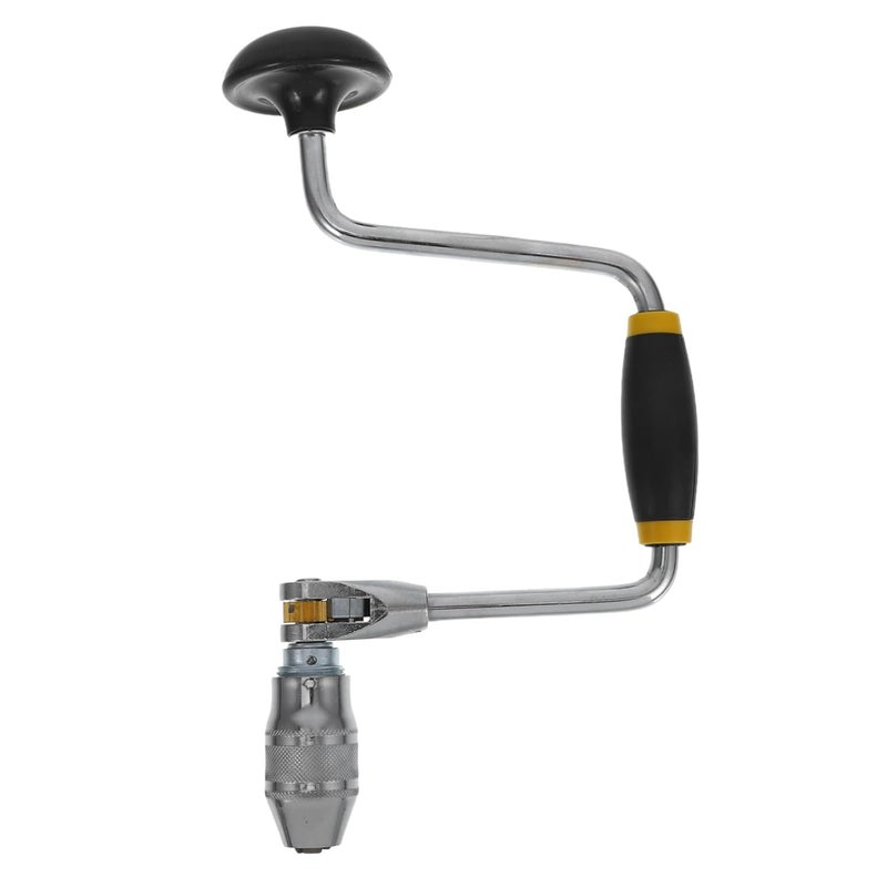 مثقاب يدوي فولاذي يدوي مع فك مثقاب وبرايس مضغوط محمول لأعمال النجارة والمشاريع الحرفية - Image 2