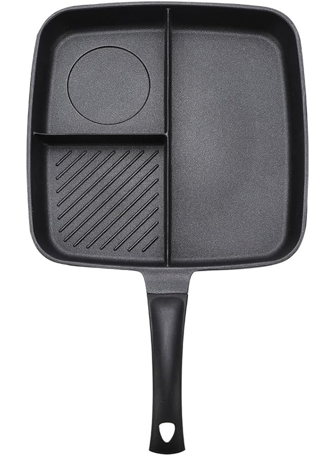 دي بي تي مقلاة طهي سوداء مقاس 32 * 32 سم - Image 4