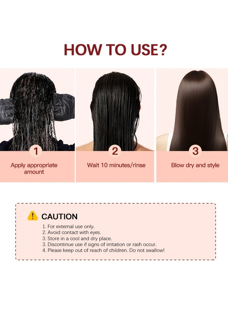 100ml Super Conditioning Hair Gloss Gives Hair Vibrant Color Shine Softness and Hydration Permanent Coloring Moisturize Smooth Hairs Easy Use Hair Color Hair Dye Gentle Charm 01