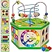 Duchong Wooden Activity Cube for 1 Year old 1218 Month Boys Girls 7in1 STEM Montessori Early Developmental Learning Toys for Kids Aged 12 Ideal 1st Birthday Gift Toys for Baby Toddlers Green - Image 3