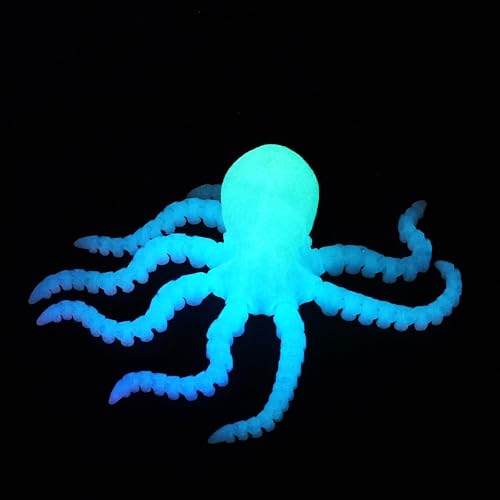 LUYUCUBE Luminous 3D Printed Octopusnoctilucent at nightFlexible Realistic Articulated Animal Fidget ToysMystery Figurines GiftsExecutive Desk Dcor and Festival Collectible Random luminous color - Image 5