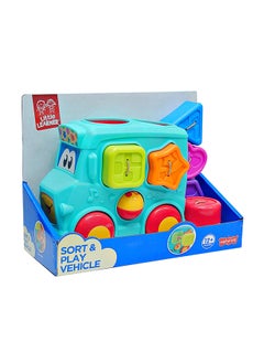 Little Learners Sort And Play Vehicle - Shape Sorting Toy For Toddlers