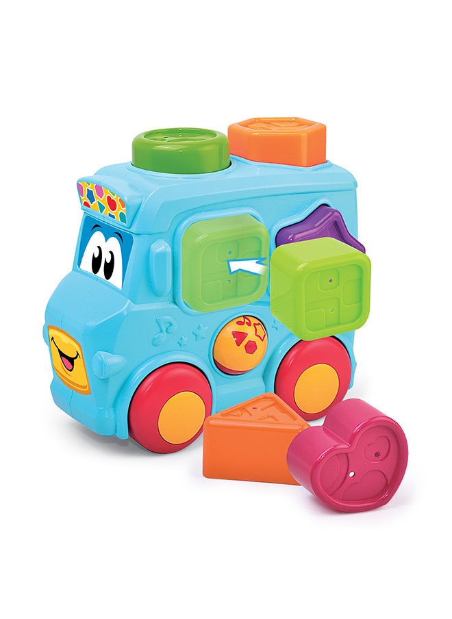 Happy Kids - Little Learners Sort And Play Vehicle - Shape Sorting Toy For Toddlers - Image 1